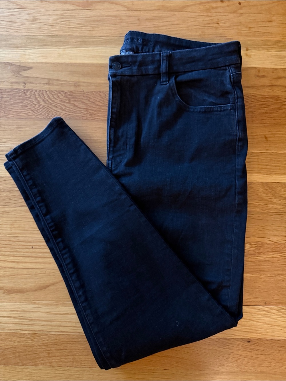 American Eagle Curvy Hi-Rise Black Jeggings